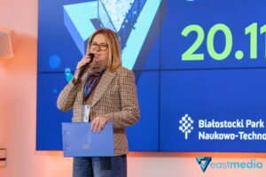 Anna Daszuta-Zalewska otwierająca konferencję EastMedia 2025